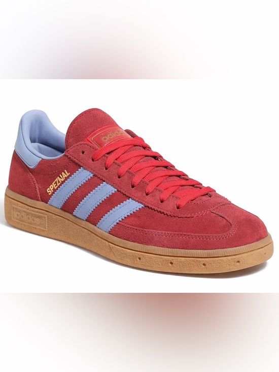 adidas Shoes - Adidas Handball Spezial Women’s 6.5 Lucid Red Glow Blue Suede Gum Sole NEW